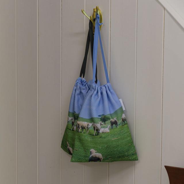 빈티지 쉽 파우치 복조리 스트링 파우치 천가방 에코백