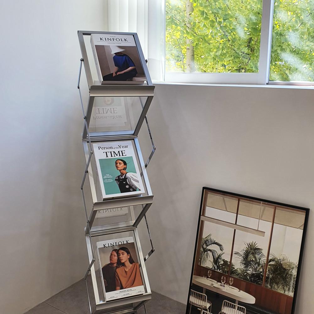 라다미노 미드센추리 모던 선반 경수진 모듈 인테리어 벽선반 접이식 폴딩 LMML-01