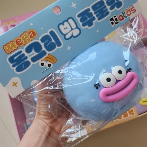 빵떡말랑이 구름말랑이 빅사이즈 대왕말랑이 동글이주물럭, 랜덤, 1