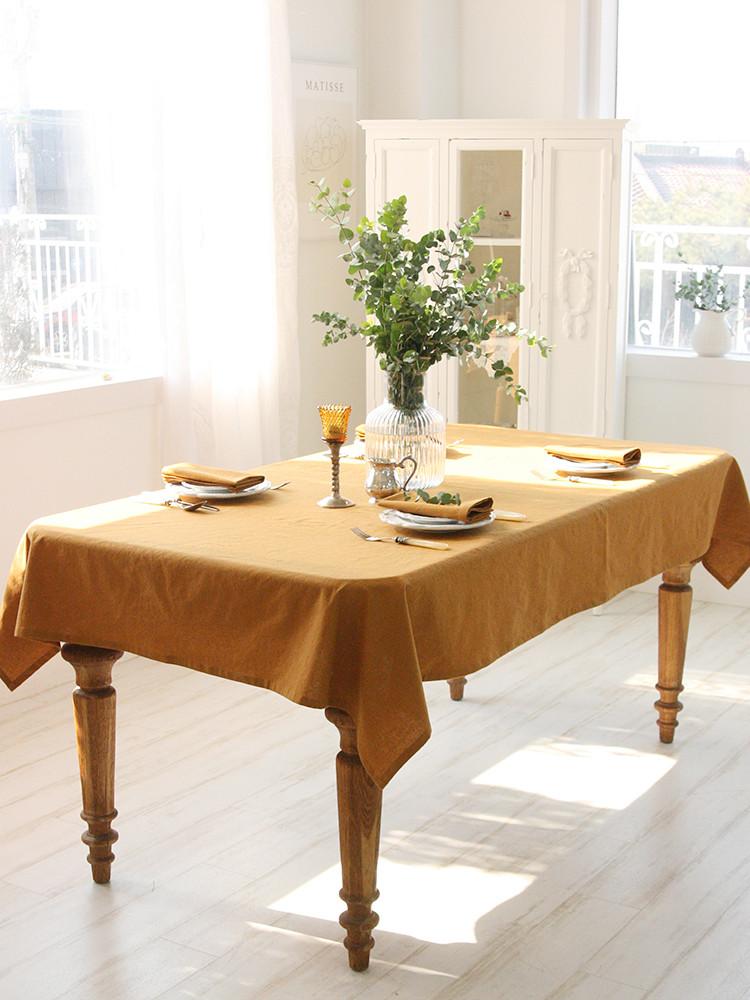 컬러 플레이 린넨 테이블보 식탁보 14종 빈티지 인테리어 탁자보