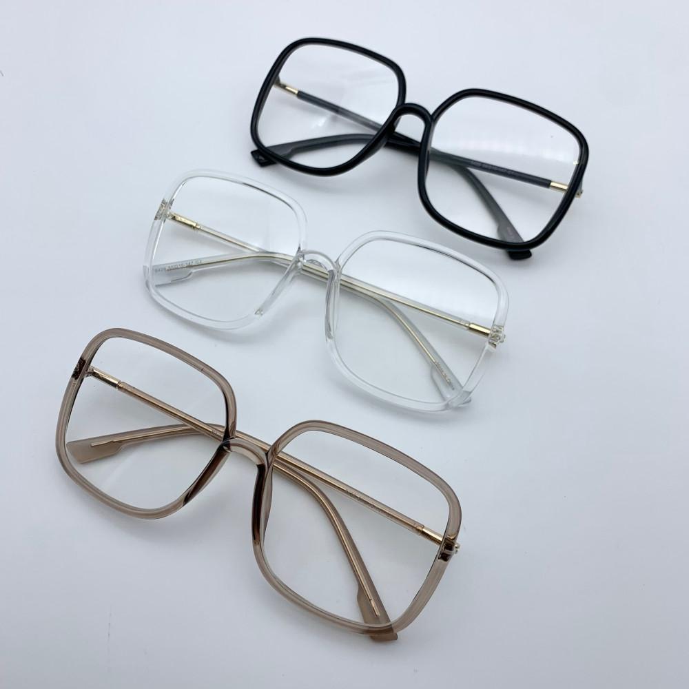 복고풍 큰 사각 김나영 스타일 빅사이즈 뿔테 안경