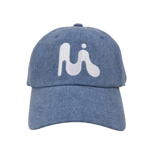 BIG LOGO BALL CAP ( WASHING DENIM )