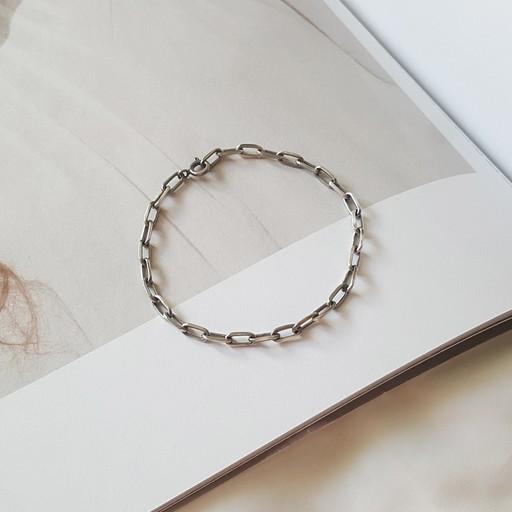 엔틱 사슬체인 은팔찌