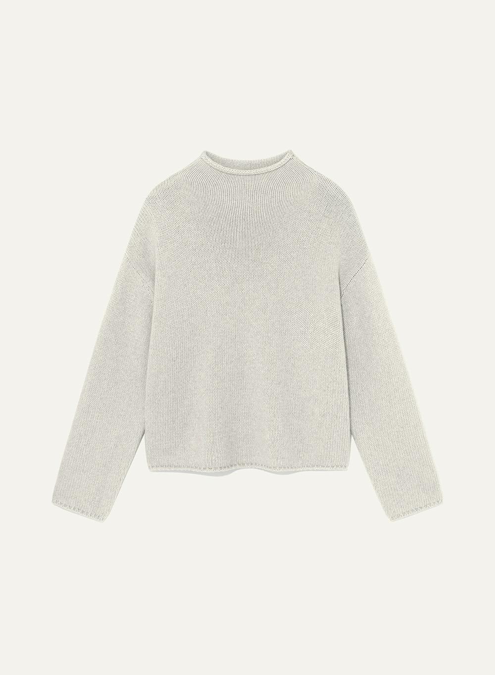 [BACK IN STOCK 11/7] Paloma Turtleneck Chalk Gray