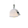 green-white fabirc hanging lamp bell (5/9 이후 순차배송)