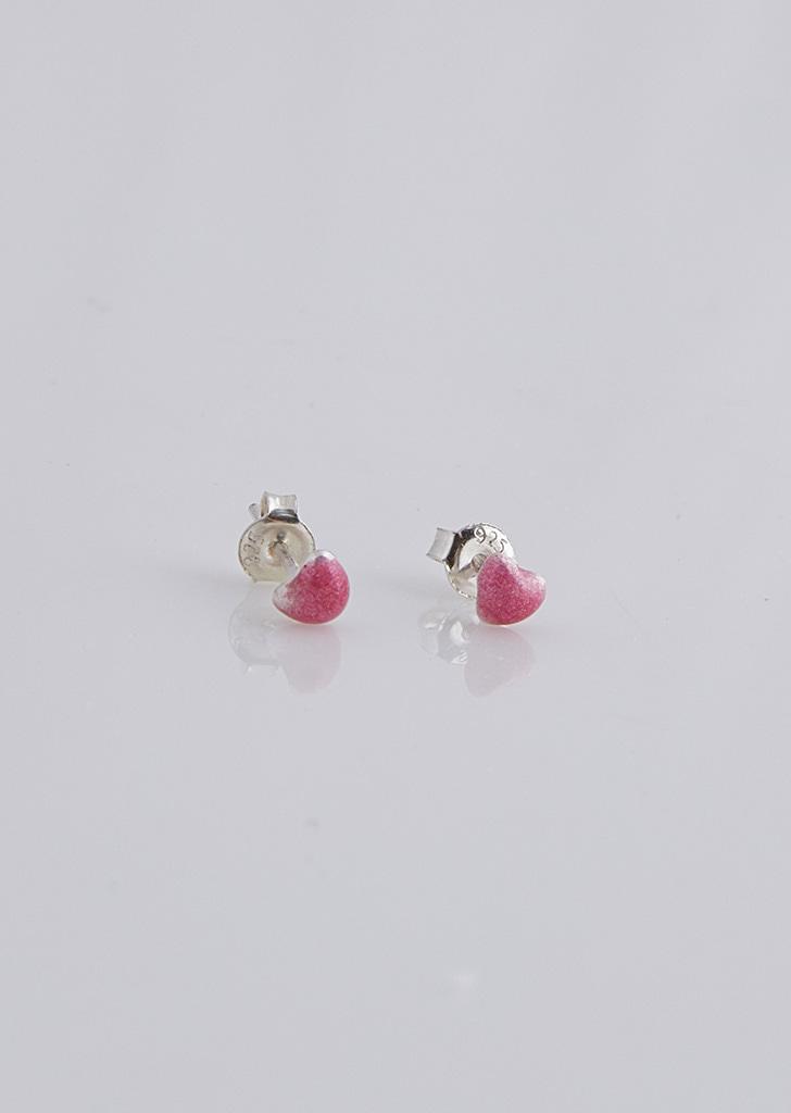 candy heart earring