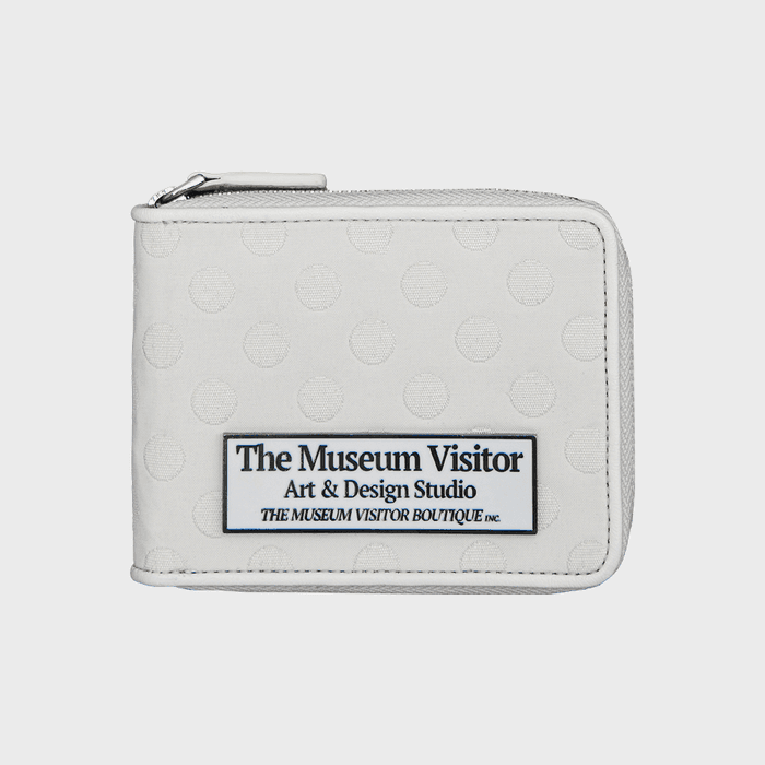 DOT EMBROIDERY WALLET (IVORY)
