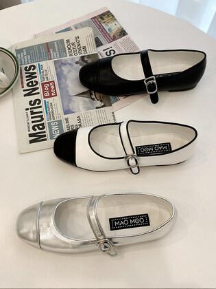 [단독] Itshu 3Color  메리제인 투톤  플랫