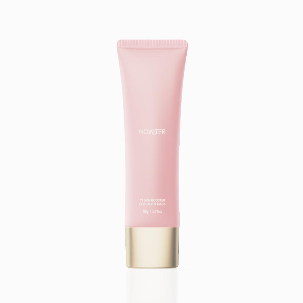 [노워터] T1 스킨 부스터 콜라겐 마스크 50g / 고 영양 윤광 크림 투 시트 마스크/ T1/ 티원