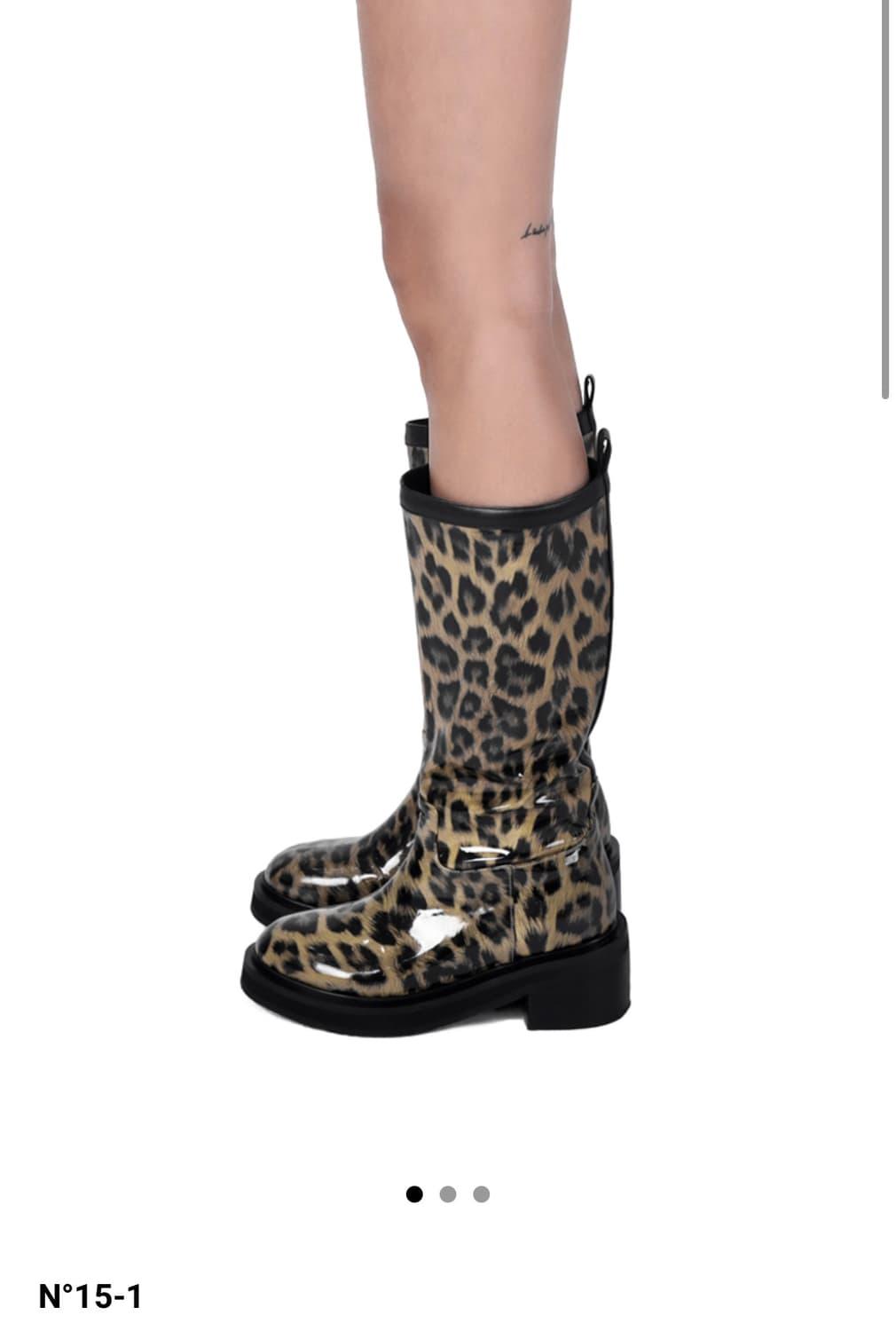 Sophieest N15-1 소피에 레인부츠 레오파드 | 후루츠패밀리