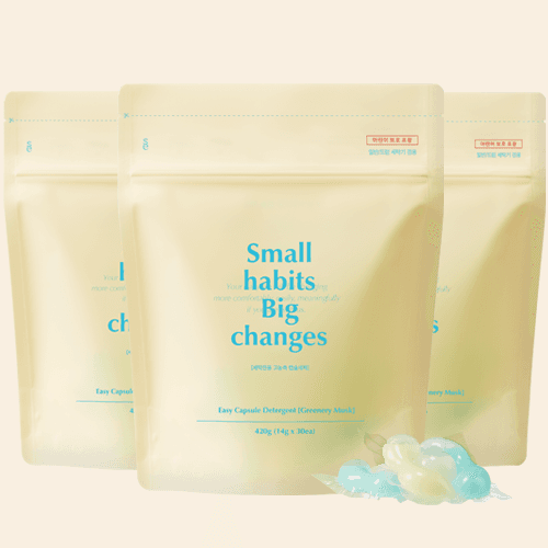 [3개 세트] 소소이지 이지 캡슐 세제 30개입 세탁세제