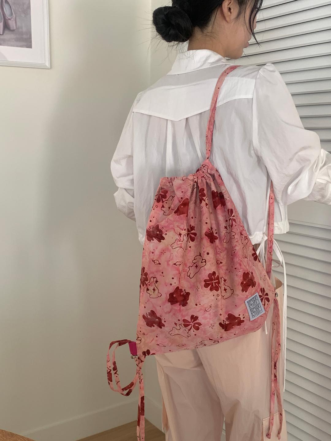 Bunny Clover - Cherry Kiss Drawstring Bag