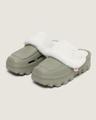 [SET] Nube fur socks & Nube mule_Light Khaki