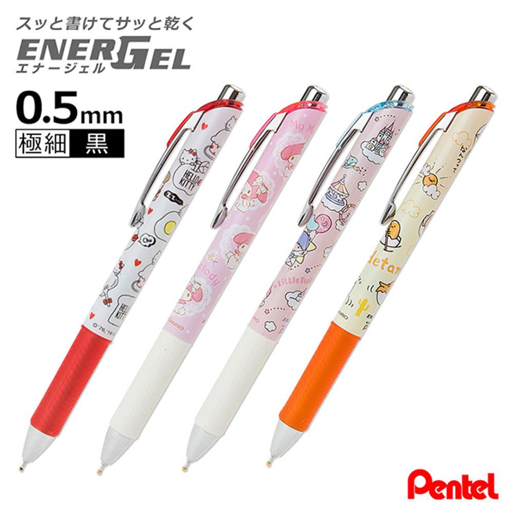 펜텔 x 산리오 에너겔 볼펜 0.5mm / 노크식 에너겔 / 에너젤