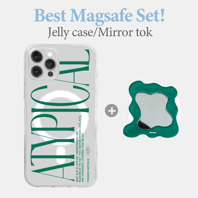[Magsafe] 언타입 그린 폰케이스/그린 미러톡