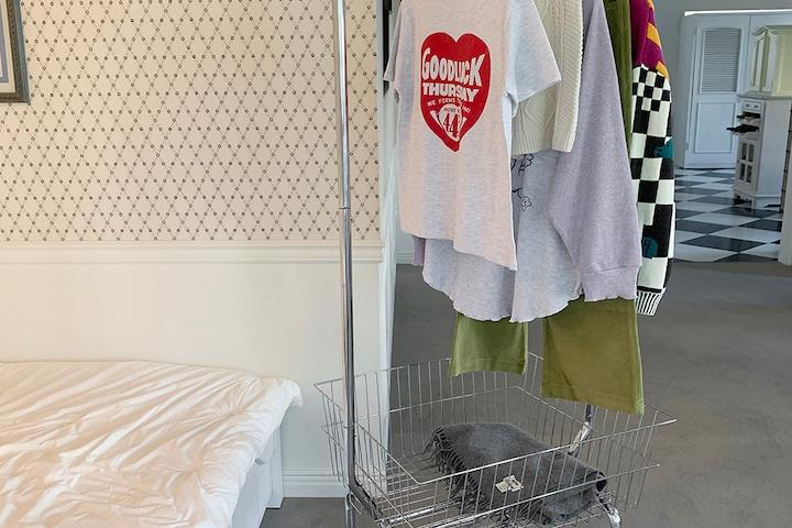 [7%쿠폰]바스켓 행거 트롤리