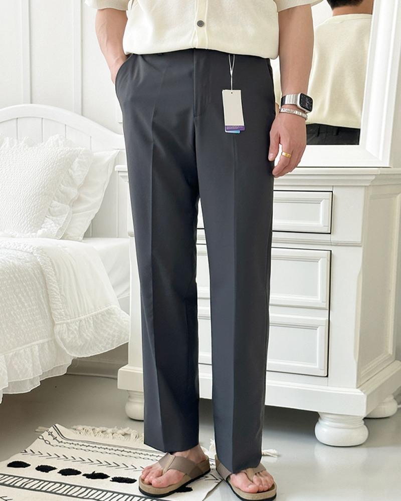 마약 쿨맥스 세미와이드 히든밴딩 슬랙스