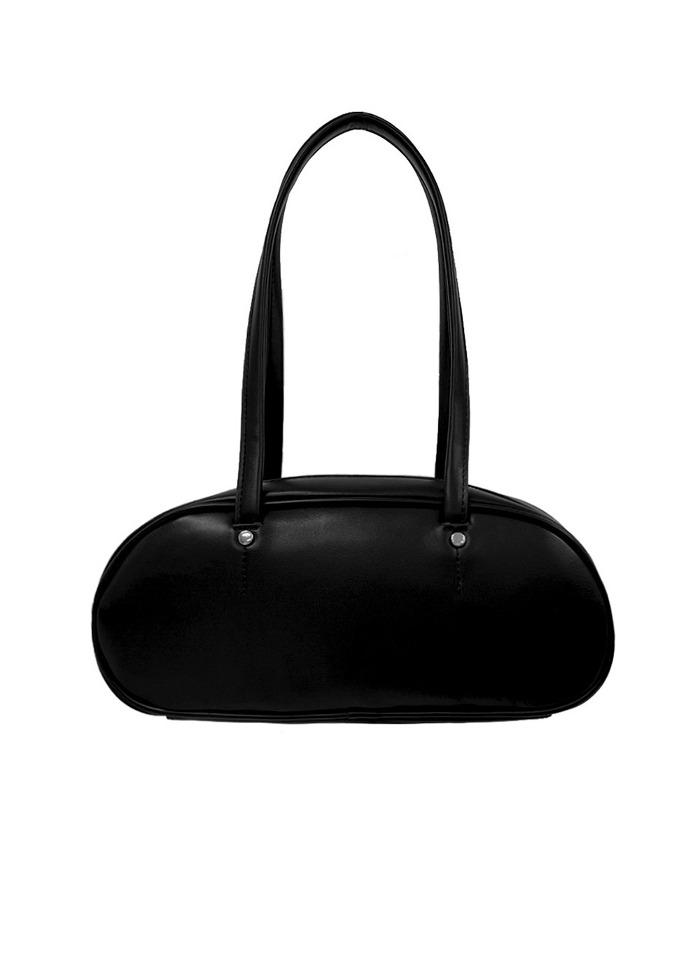 NO.166  BLACK HAIM SHOULDER BAG