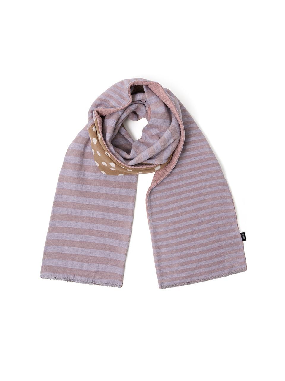 Patchwork muffler_pink