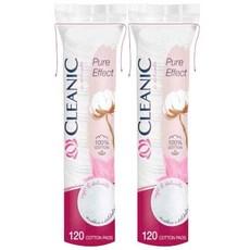 클레아닉 소프트터치 원형 화장솜  120매, 2개