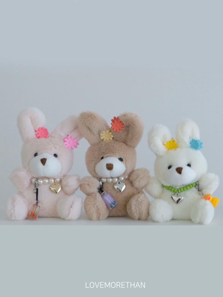 카페 토끼 인형 키링