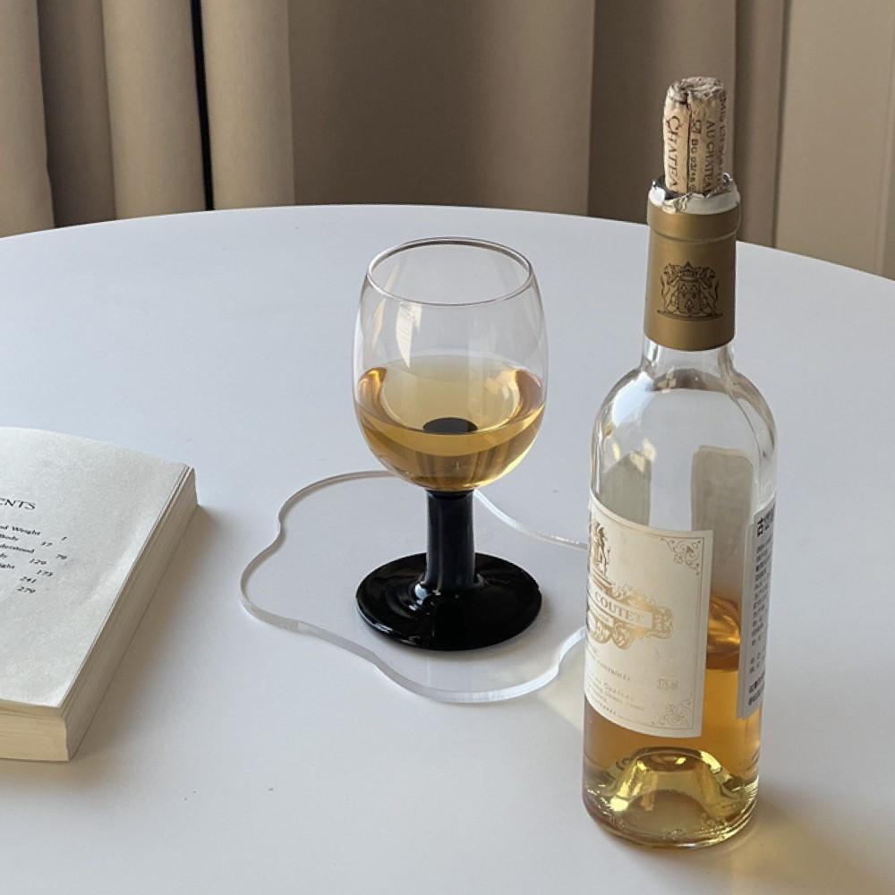 예쁜 홈카페 유리컵 물컵 아이스커피 에스프레소 에이드 유리 잔 블랙 미뇽 글라스