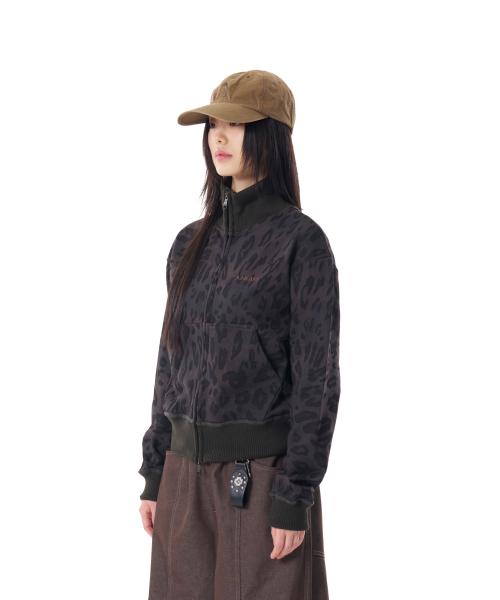 아캄(AAKAM)  Leopard Logo Track Jacket (Black) - 사이즈 & 후기 | 무신사