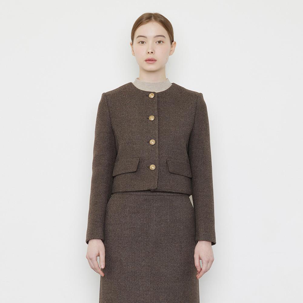 [케네스레이디] 헤링태리 골드버튼 자켓 EWJKNL4600