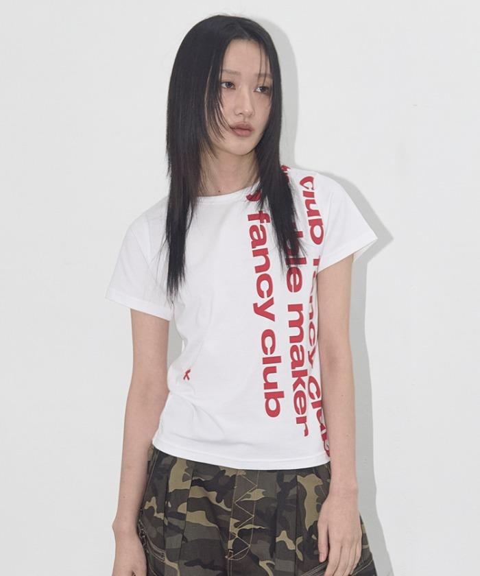 [5/7 예약배송] BAYWATCH CROP TEE (WHITE) F25QB103