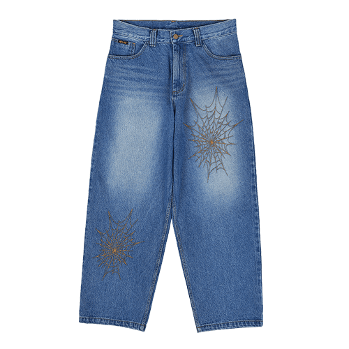 cobweb jean_blue