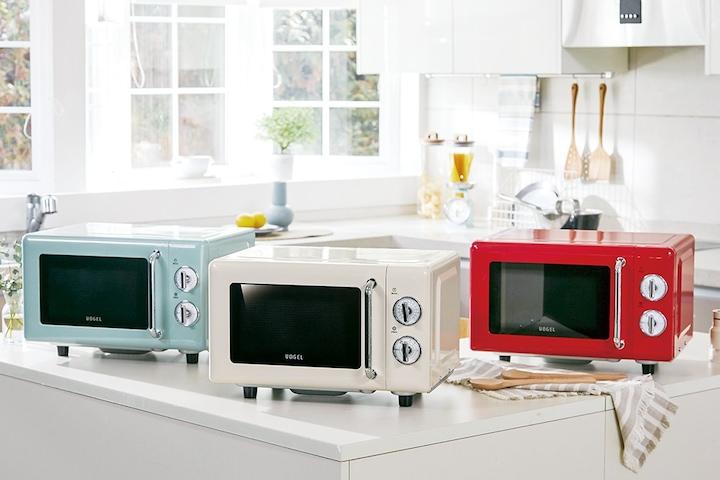 레트로 회전판없는 플렛타입 전자레인지 3colors