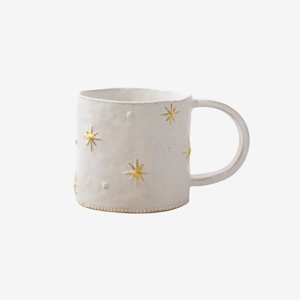 aa_ceramic studio | White winter_starry night mug