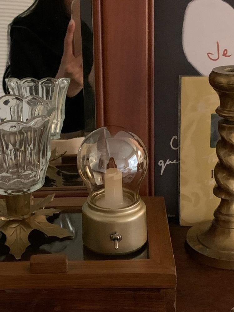 헤르츠룸 mini vintage light bulb 에디슨 카페 촛불전구 인테리어 빈티지램프 LED