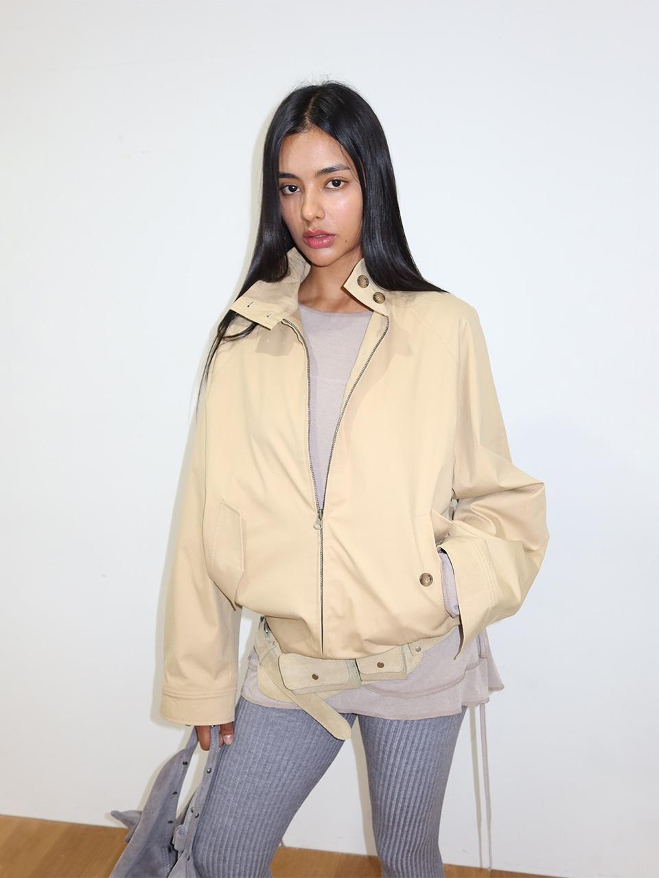 Harrington Jacket_Beige