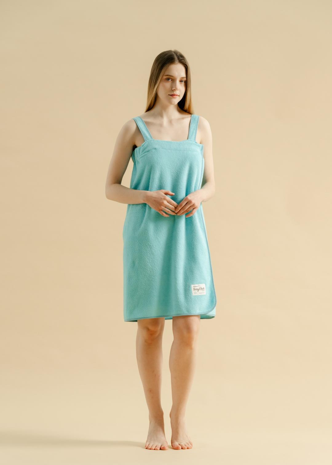 [2차 프리오더 3/21일 순차배송] Terry Modal Towel Robe (Tiffany Blue)