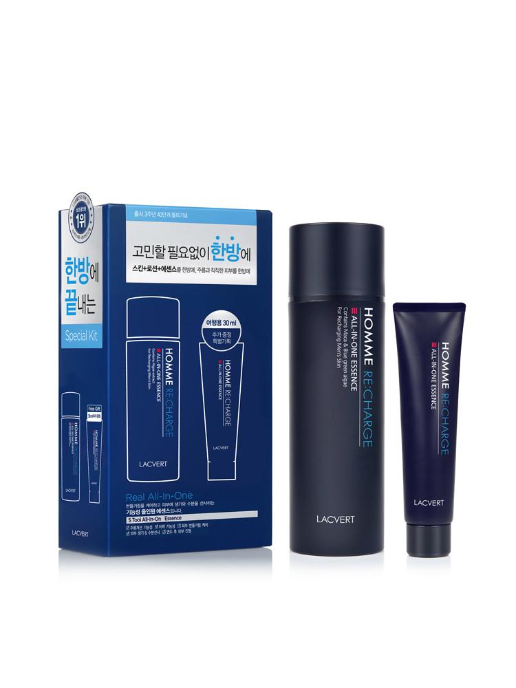 [라끄베르] 옴므 리차지 올인원 에센스 150 mL / 옴므 리차지 시카 올인원 에센스 기획 (택 1)