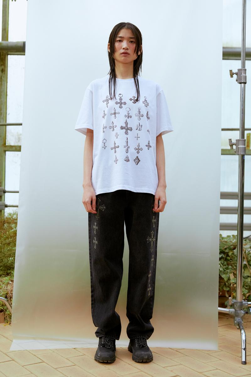 Gemstone Denim Pants (BLACK)