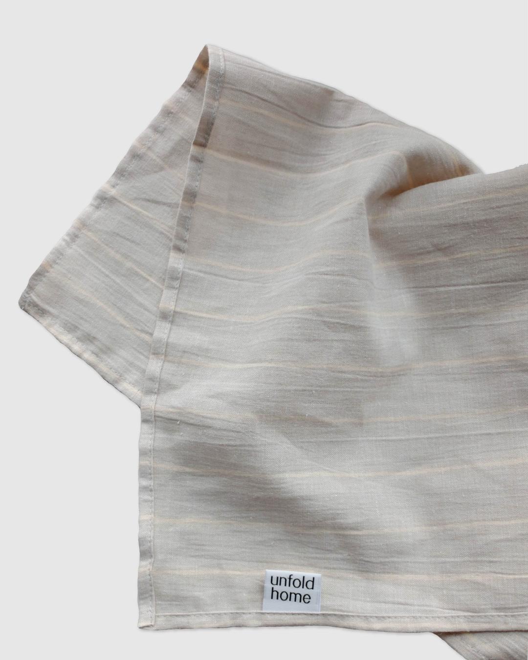 Stripe kitchen cloth (beige)