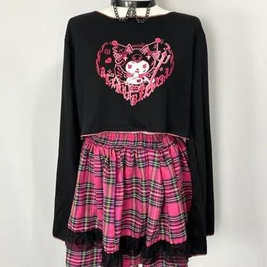 (BEST🚚)블랙핑크 쿠로미 프릴 긴팔T