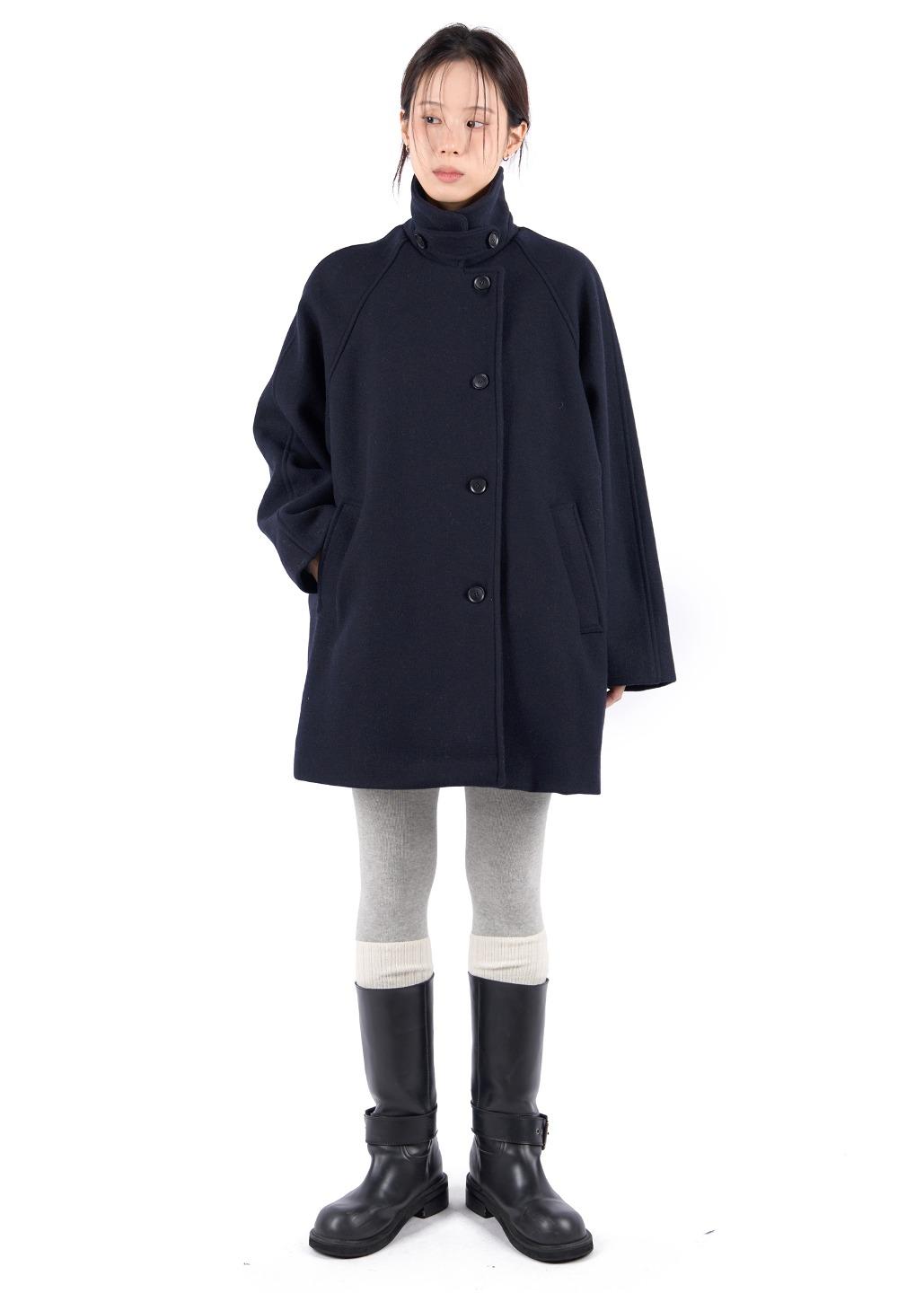 릿킴 BALMACAAN HALF WOOL COAT
