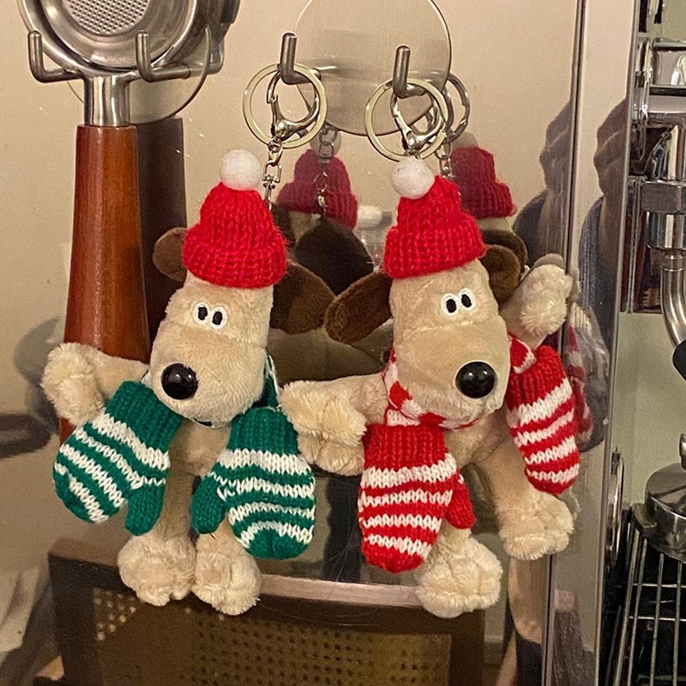 크리스마스 그로밋 모자 장갑 키홀더