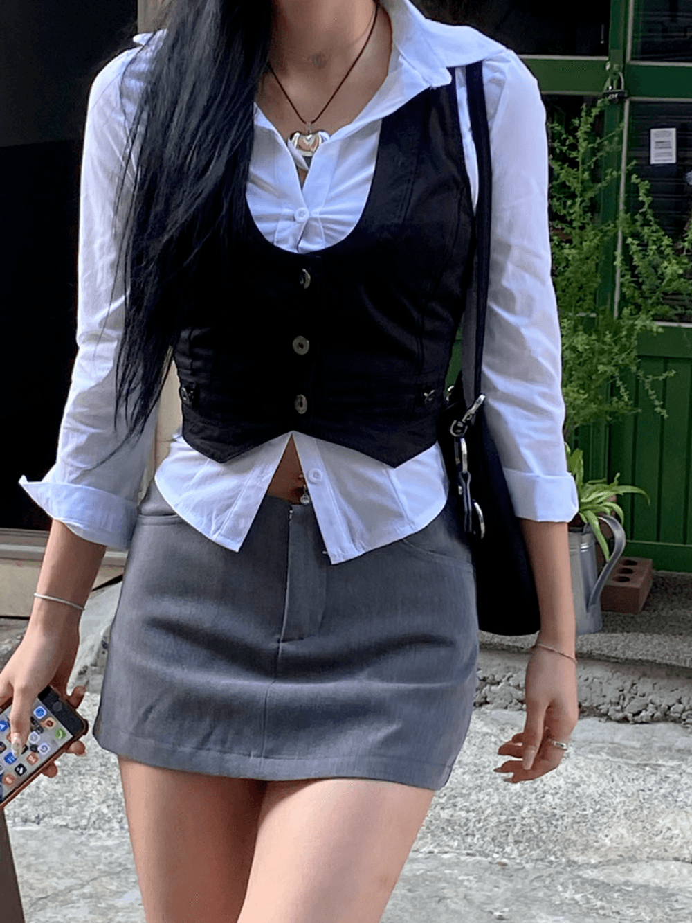 [BUYING] dressy racerback vest | 드레시 레이서백 베스트 조끼
