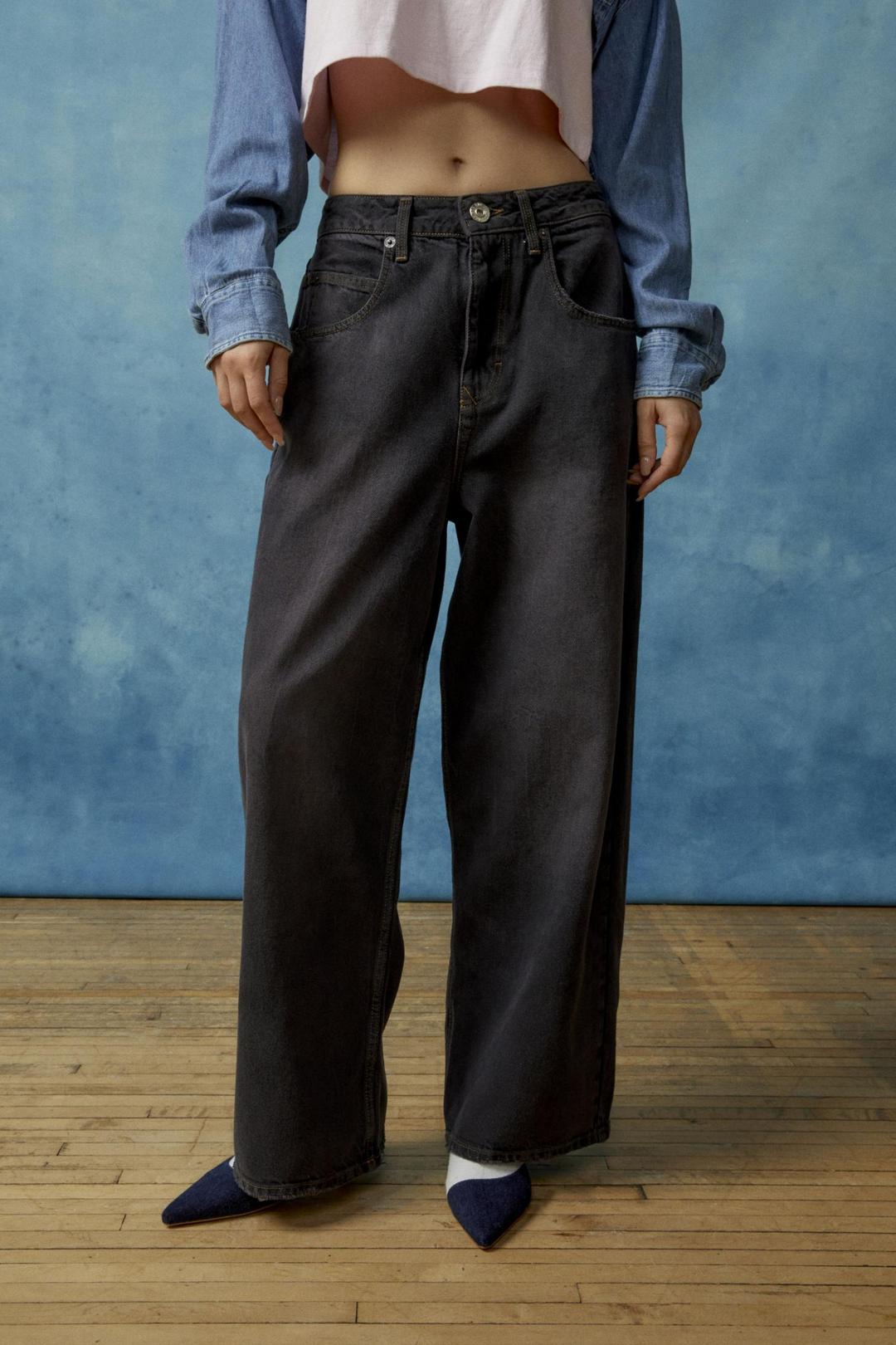 BDG 로건 버클 배기 보이프렌드 진