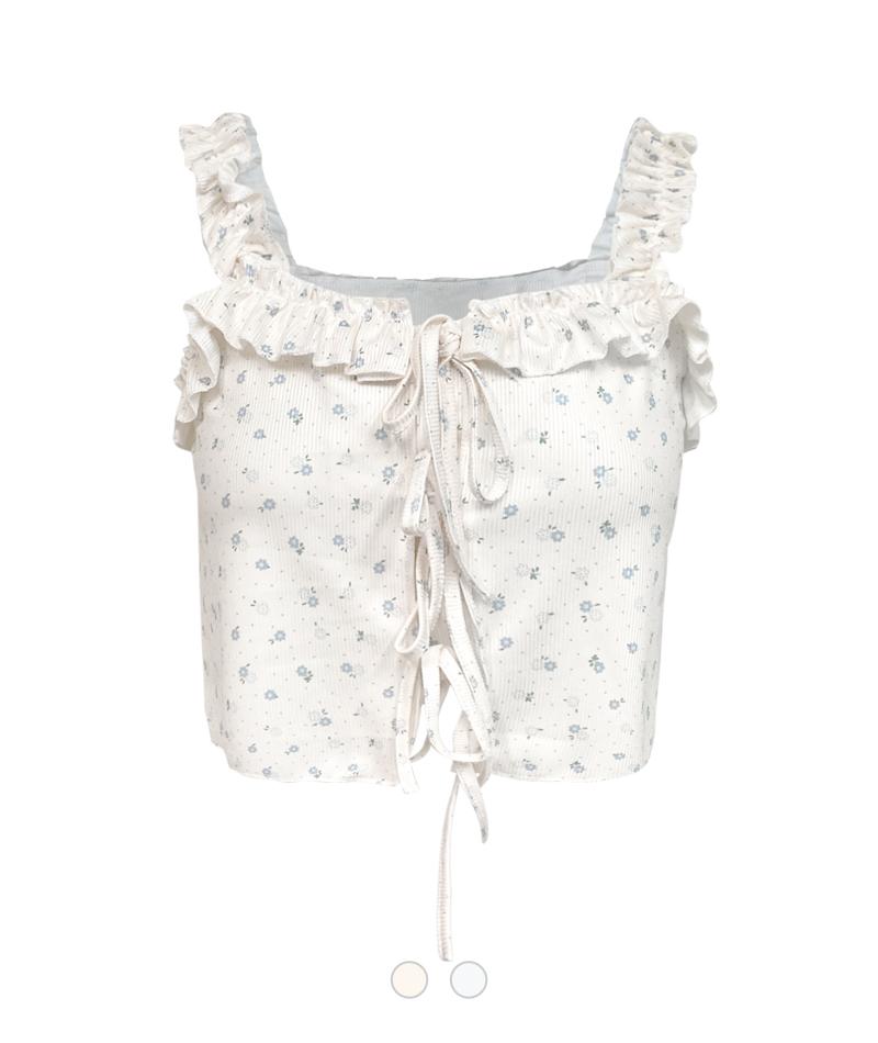 코지앤키치 데이지 프릴 탑