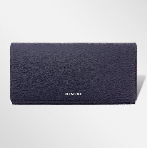 앱송 레더 장지갑 [네이비]