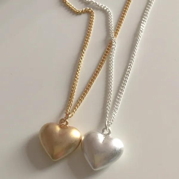 matt long heart necklace