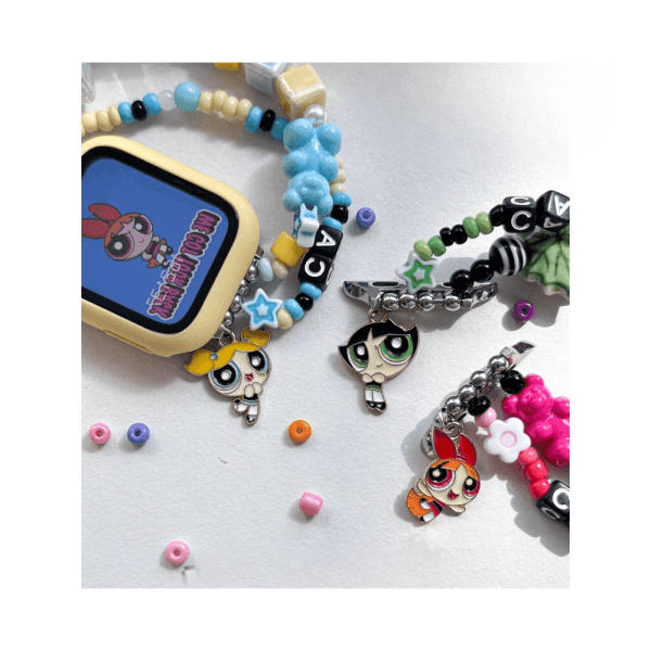 파워퍼프걸 키링 팔찌 애플워치 굿즈 시계줄 스트랩