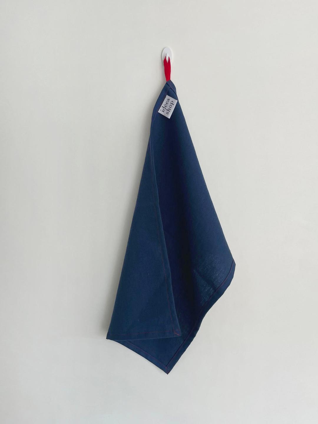 linen kitchen cloth - blue