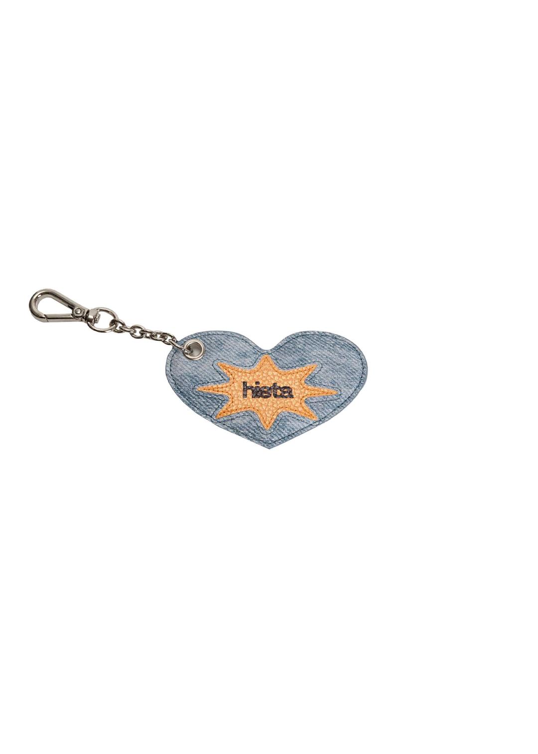 Solia Keyring / Orange Denim