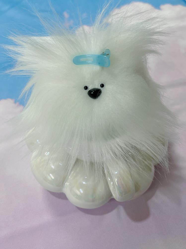 플러피플로우 페이크퍼 몬스터 인형 키링 털원단 두두